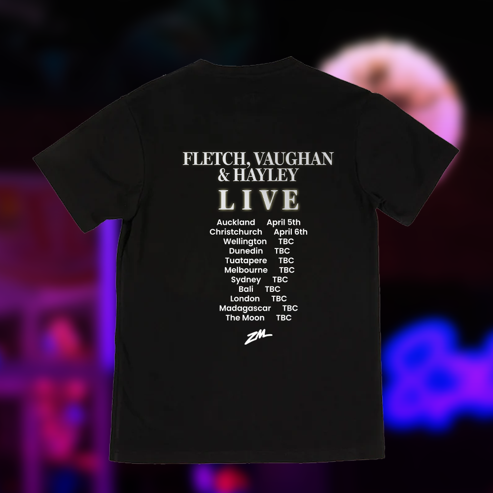 Fletch, Vaughan & Hayley LIVE T-Shirts