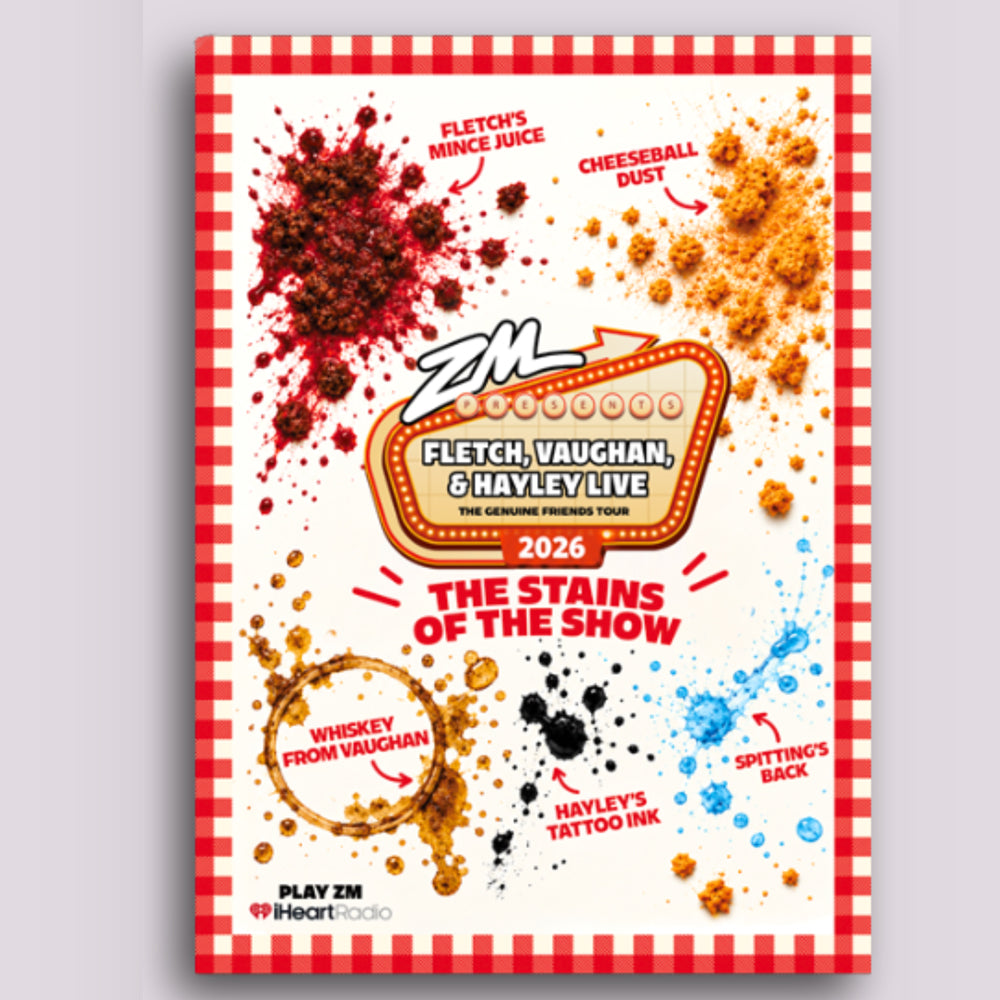 FVH Live - The Genuine Friends Tour 2026 Tea Towel